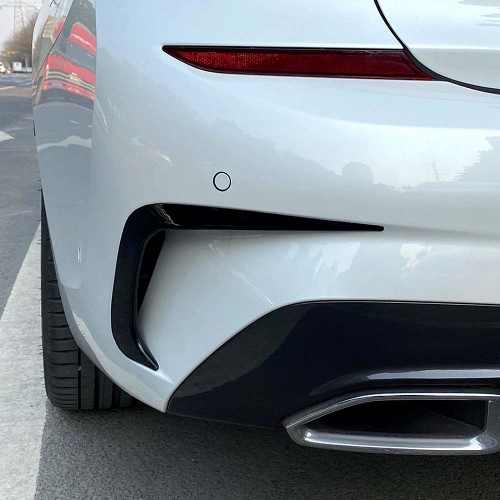 CT CARBON BMW G20/G21 3 SERIES 2018+ GLOSS BLACK REAR BUMPER TRIMS | SWISS HOMOLOGATED