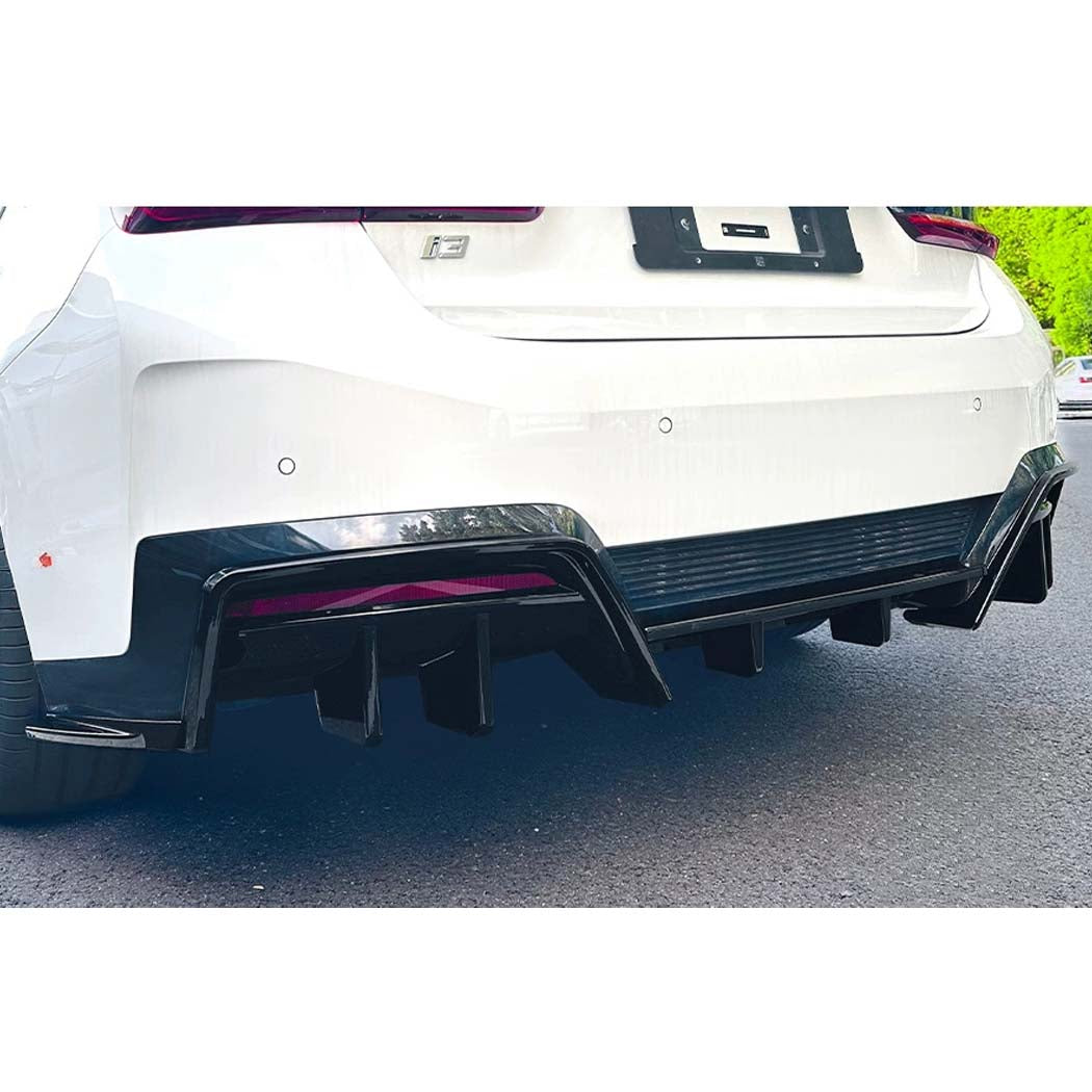 CT CARBON BMW I3 SALOON 2026+ GLOSS BLACK DIFFUSER | SWISS HOMOLOGATED