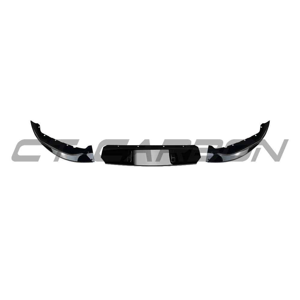 CT CARBON BMW G30/G31 5 SERIES LCI 2021-2023 GLOSS BLACK SPLITTER - V3 | HOMOLOGATION IN PROCESS