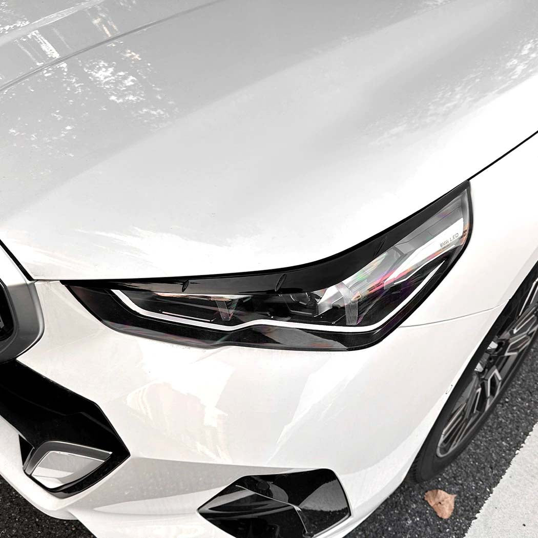 CT CARBON BMW G60 5 SERIES & I5 2023+ GLOSS BLACK HEADLIGHT EYEBROWS | HOMOLOGATION IN PROCESS
