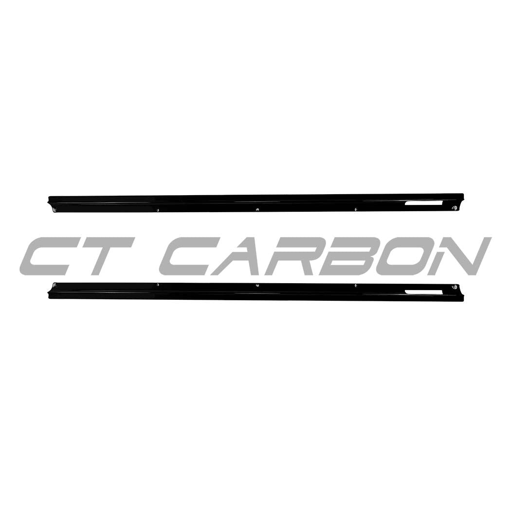 CT CARBON BMW G70/G73 7 SERIES 2022+ GLOSS BLACK SIDE SKIRTS | SWISS HOMOLOGATED