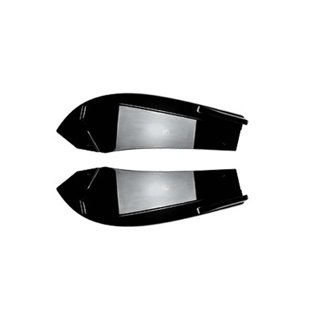 CT CARBON BMW G02 X4 LCI 2022+ GLOSS BLACK REAR BUMPER CORNERS | SWISS HOMOLOGATED