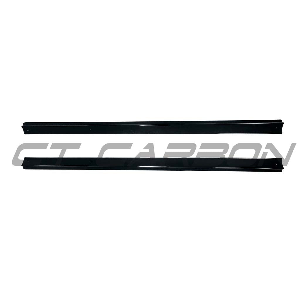 CT CARBON MERCEDES E-CLASS W213/S213/E63 2017-2023 GLOSS BLACK SIDE SKIRTS | SWISS HOMOLOGATED