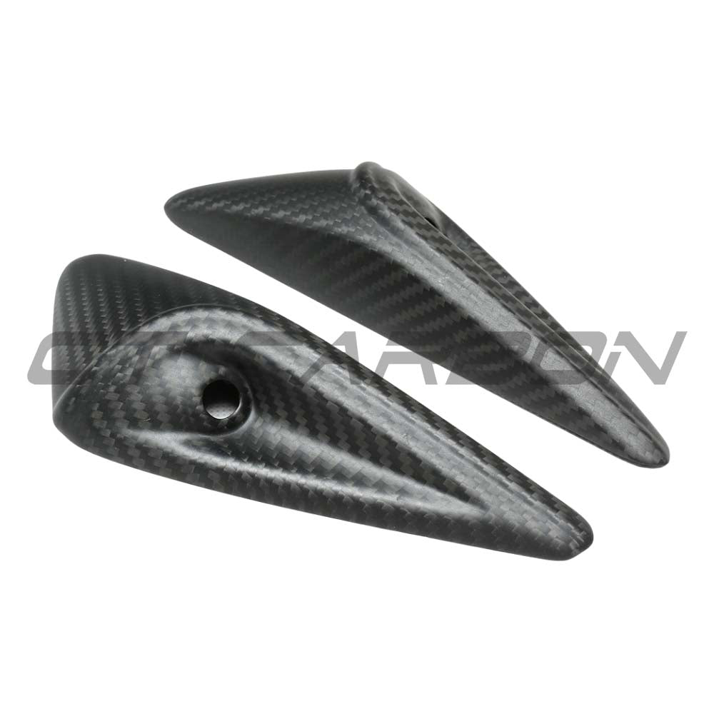 CT CARBON TESLA MODEL Y 2025+ FACELIFT DRY CARBON FIBRE MATTE SIDE CAMERA COVER - V1 | SWISS HOMOLOGATED