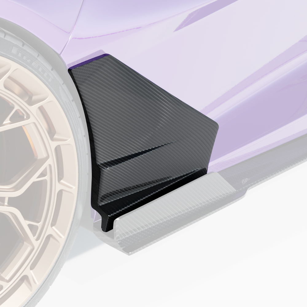 CT CARBON LAMBORGHINI REVUELTO MATTE CARBON FIBRE DOOR TRIM - CT DESIGN | SWISS HOMOLOGATED