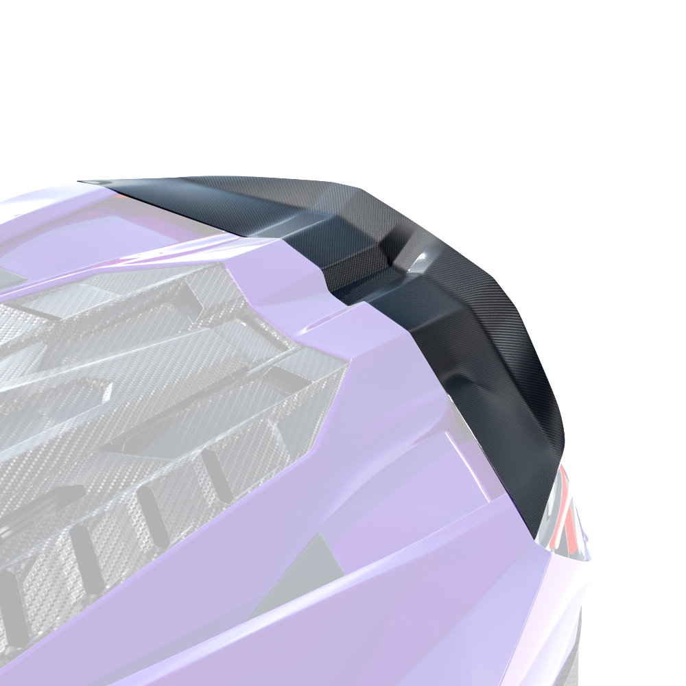 CT CARBON LAMBORGHINI REVUELTO MATTE CARBON FIBRE SPOILER - CT DESIGN | SWISS HOMOLOGATED