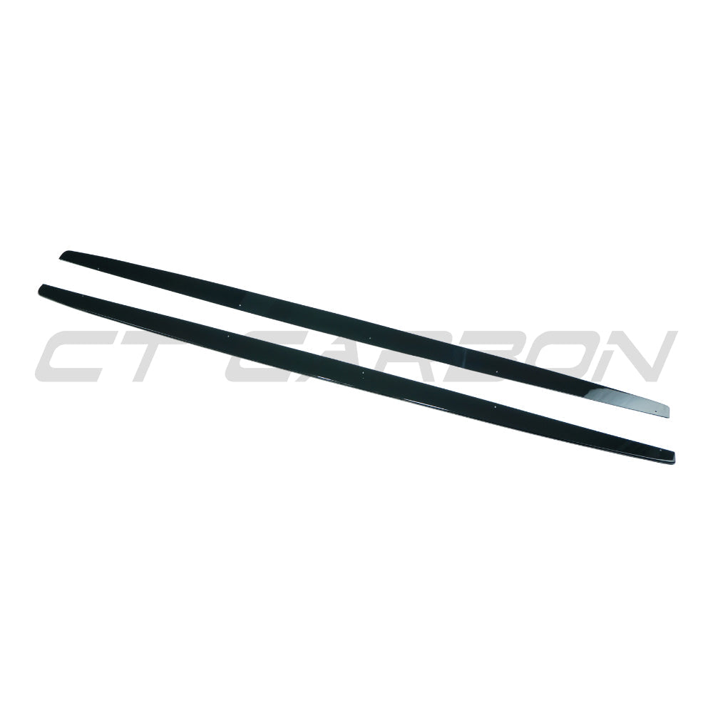 CT CARBON BMW 1 SERIES E82/E83/E87/E88 2004-2013 GLOSS BLACK SIDE SKIRTS | SWISS HOMOLOGATED