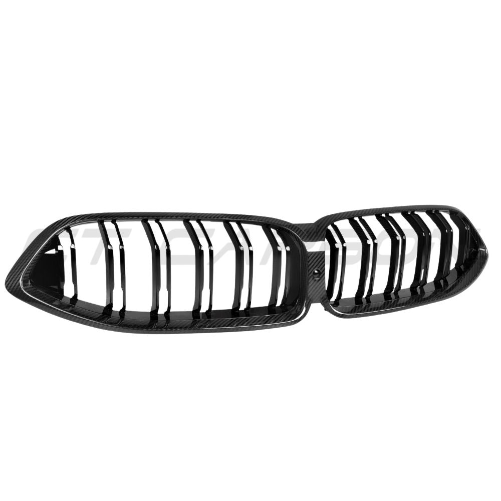 CT CARBON BMW 8 SERIES G14/G15/G16 2018-2023 CARBON FIBRE DOUBLE SLAT GRILLE | HOMOLOGATION IN PROCESS