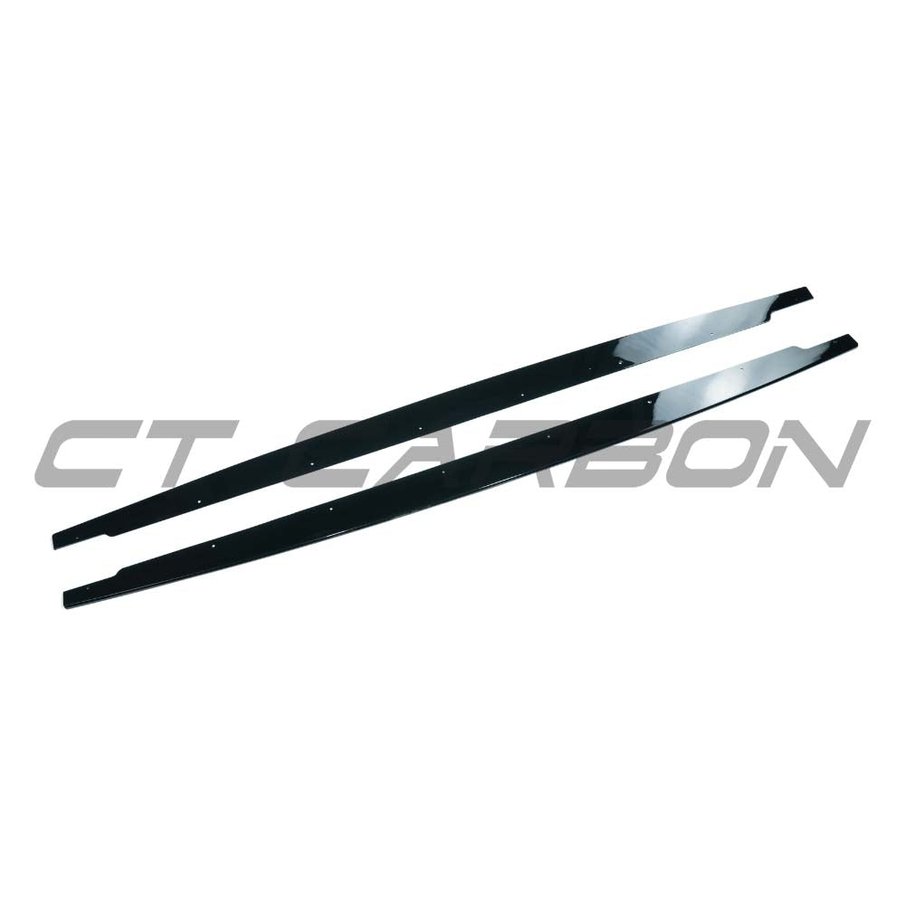CT CARBON BMW 3 SERIES E92/E93 2006-2013 GLOSS BLACK SIDE SKIRTS | SWISS HOMOLOGATED