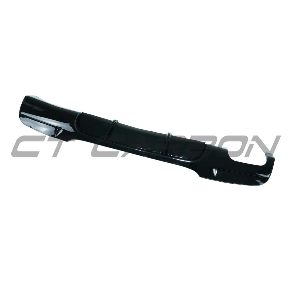 CT CARBON BMW 3 SERIES E90/E91 2005-2011 GLOSS BLACK DIFFUSER - TWIN LEFT | SWISS HOMOLOGATED