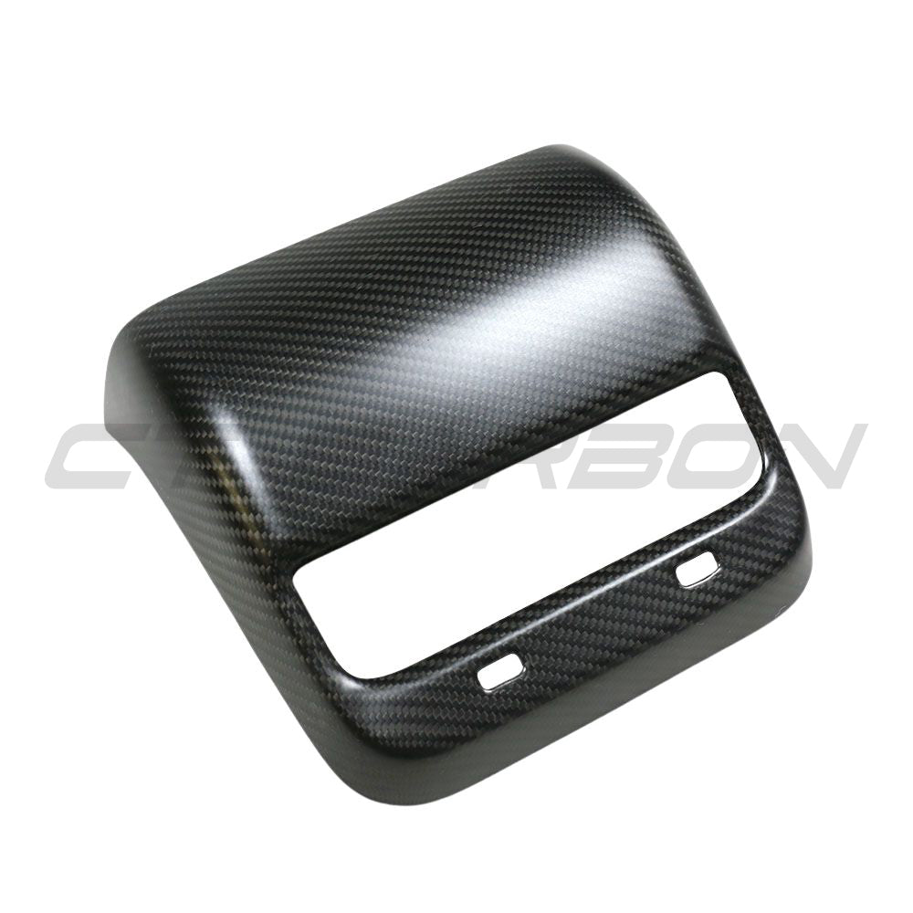CT CARBON TESLA MODEL 3 & Y 2017+ CARBON FIBRE DOOR REAR AC TRIM COVER | NO HOMOLOGATION