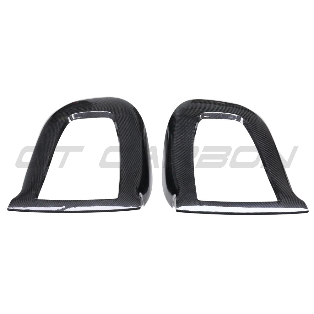 CT CARBON TESLA MODEL 3 2017-2023 CARBON FIBRE SEAT BACK COVERS | NO HOMOLOGATION