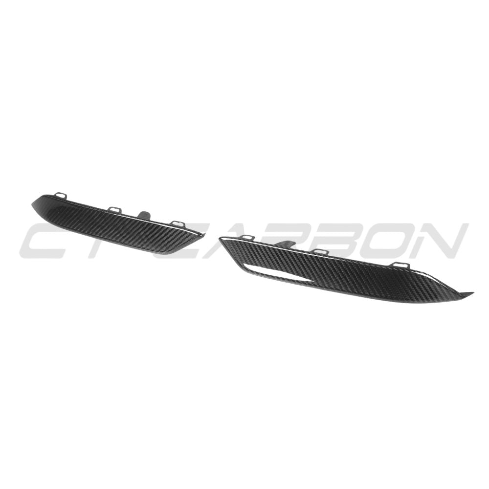 CT CARBON BMW M8 F91/F92/F93 2019+ CARBON FIBRE LOWER FRONT BUMPER TRIM | SWISS HOMOLOGATED