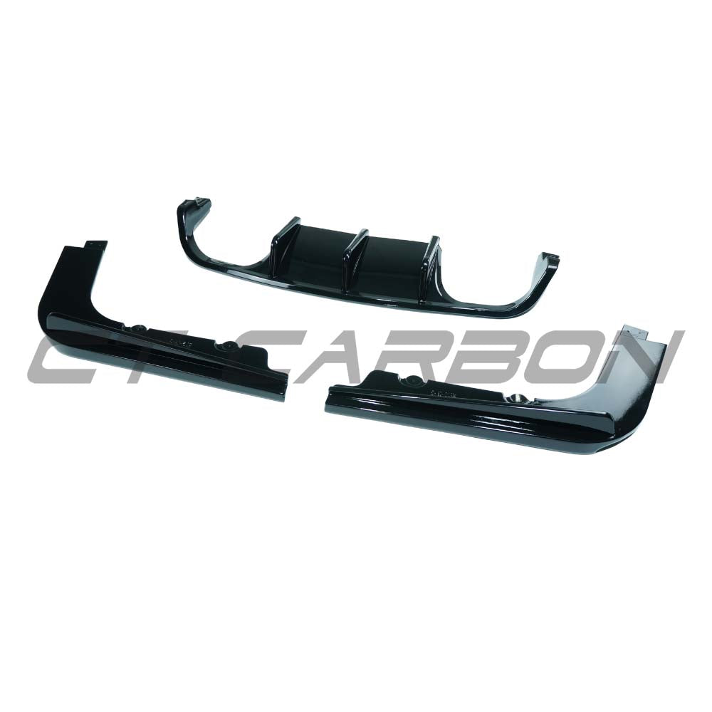 CT CARBON BMW M3 E92 2007-2013 GLOSS BLACK DIFFUSER | SWISS HOMOLOGATED