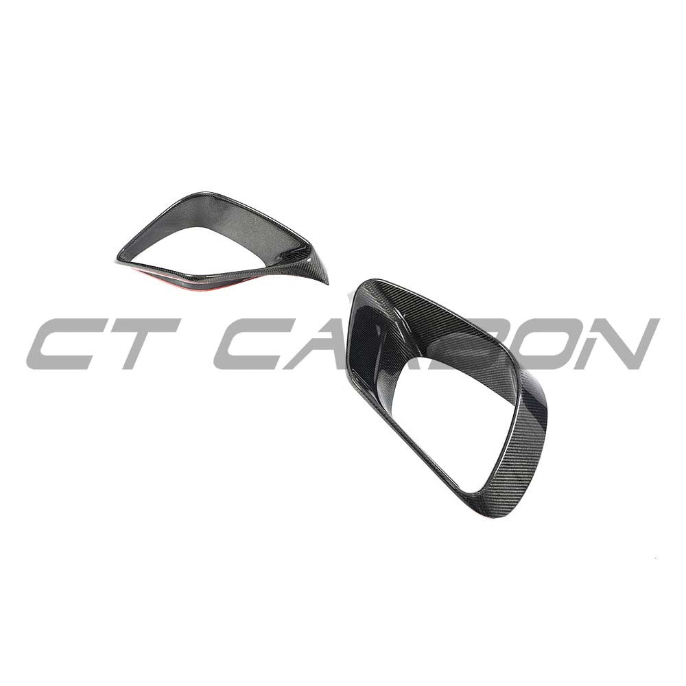 CT CARBON MERCEDES E-CLASS W213/S213 E63 AMG 2016-2020 CARBON FIBRE FRONT BUMPER AIR INTAKES | HOMOLOGATION IN PROCESS