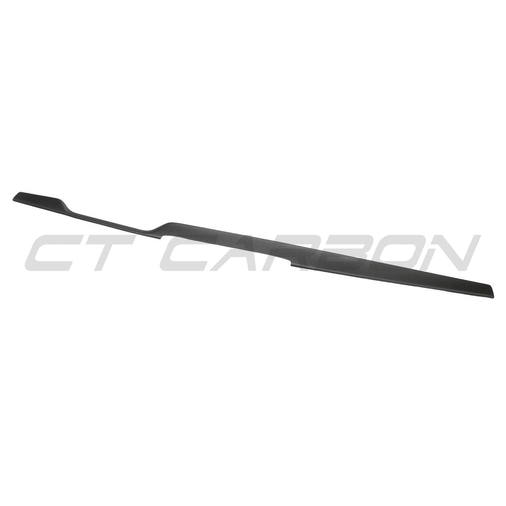 CT CARBON TESLA MODEL S 2021+ FACELIFT MATTE CARBON FIBRE DASHBOARD TRIM ADD ON | NO HOMOLOGATION