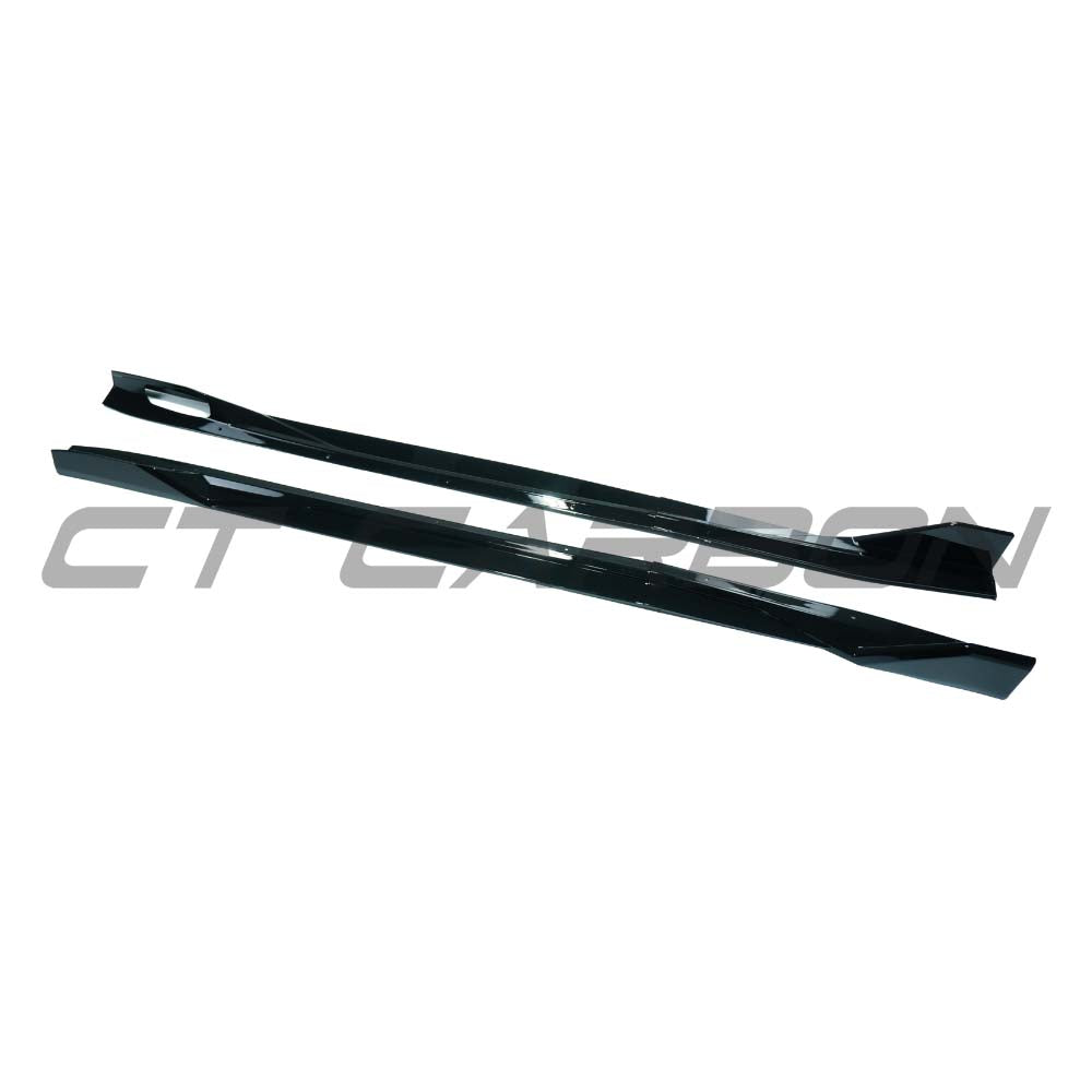 CT CARBON BMW X5/X5M G05/F95 2018+ GLOSS BLACK SIDE SKIRTS - V2 | SWISS HOMOLOGATED