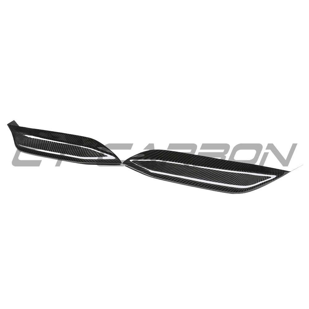 CT CARBON BMW M3/M4 F80/F82/F83 2014-2020 UPPER FRONT CARBON FIBRE CANARDS | HOMOLOGATION IN PROCESS