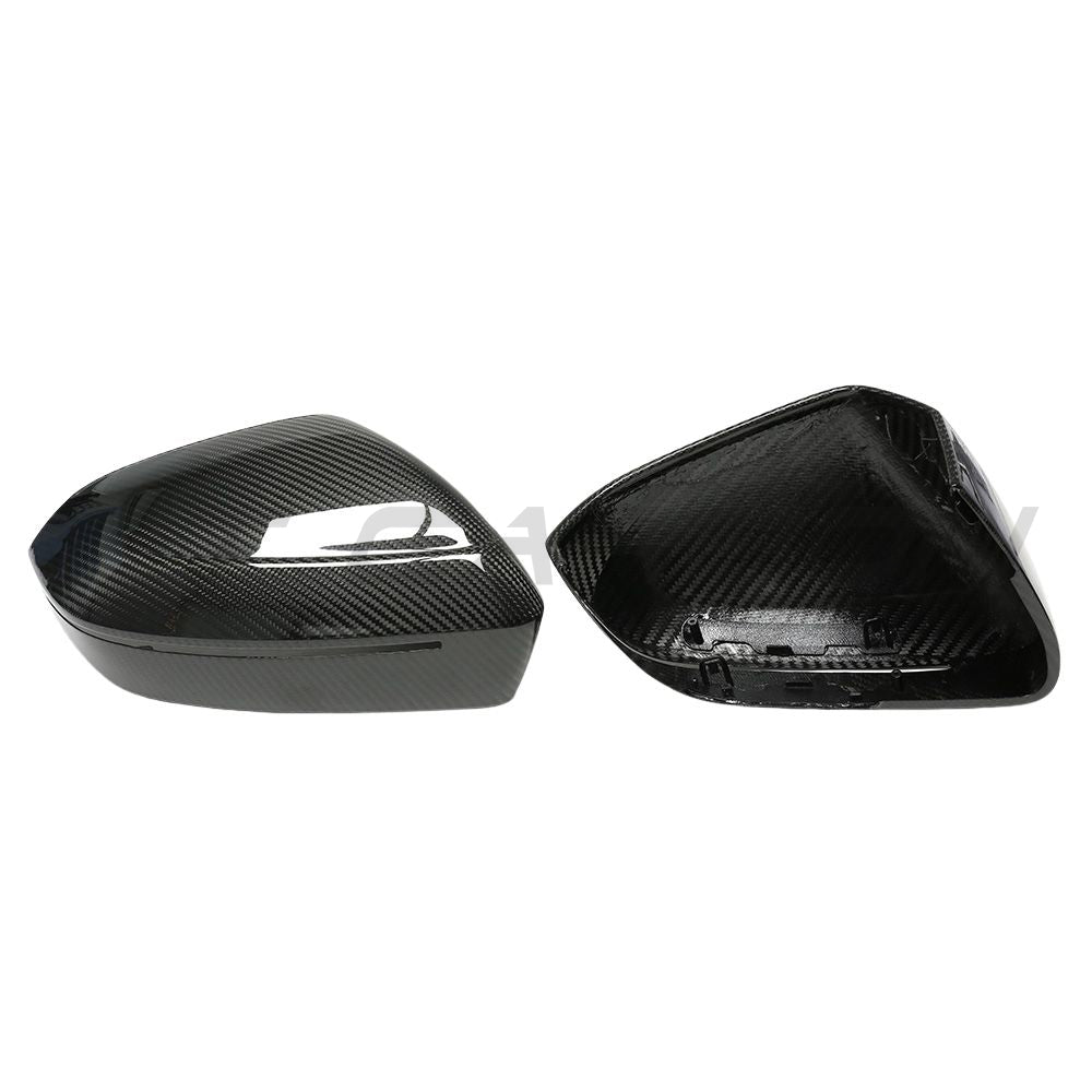 CT CARBON BMW M5 G90, 5 SERIES & I5 M60 G60 PRE-PREG CARBON FIBRE MIRRORS V2 - LHD | SWISS HOMOLOGATED