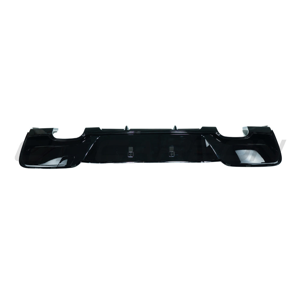 CT CARBON BMW 1 SERIES F20/F21 2012-2014 PRE-LCI GLOSS BLACK DIFFUSER - QUAD TIP | SWISS HOMOLOGATED