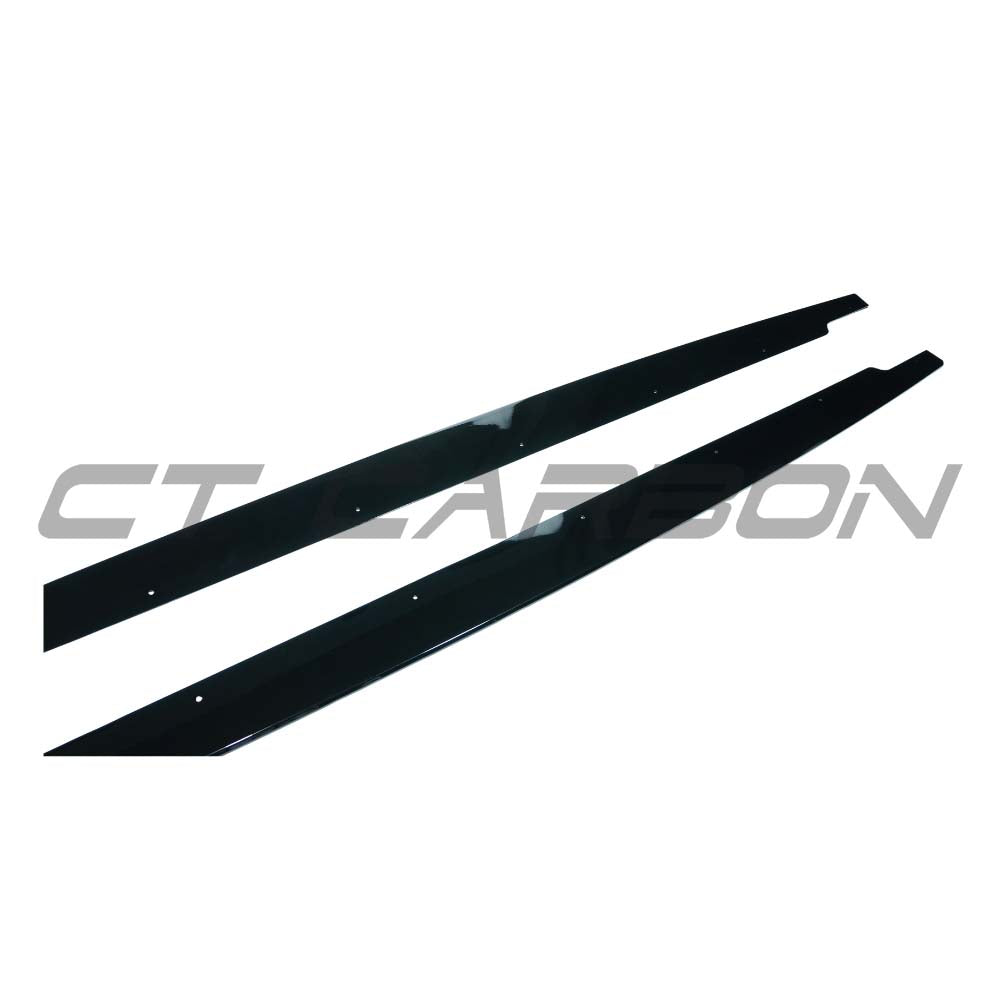 CT CARBON BMW M3 E90/E92 2007-2013 GLOSS BLACK SIDE SKIRTS | SWISS HOMOLOGATED