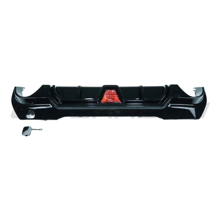 CT CARBON BMW F40 1 SERIES 2019-2024 GLOSS BLACK LED DIFFUSER - DUAL EXIT - V2 | SWISS HOMOLOGATED