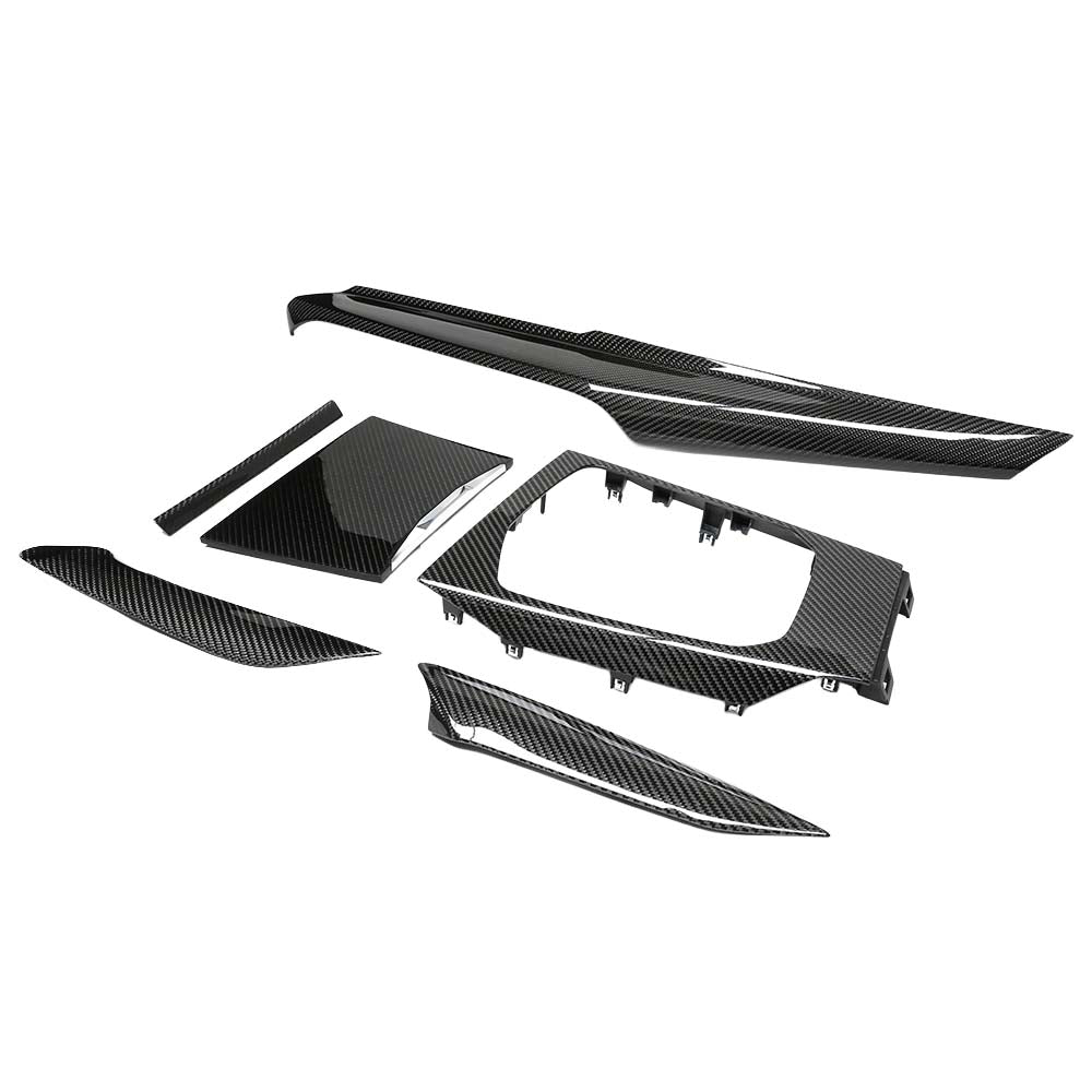 CT CARBON BMW GXX 2025+ LCI CARBON FIBRE CENTER CONSOLE TRIM - LHD | NO HOMOLOGATION