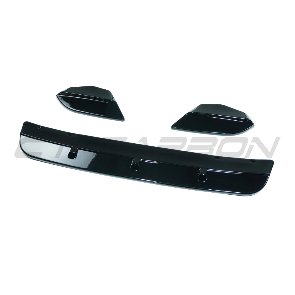 CT CARBON BMW X3M/X4M F97/F98 2017-2021 PRE LCI GLOSS BLACK SPLITTER - V3 | HOMOLOGATION IN PROCESS