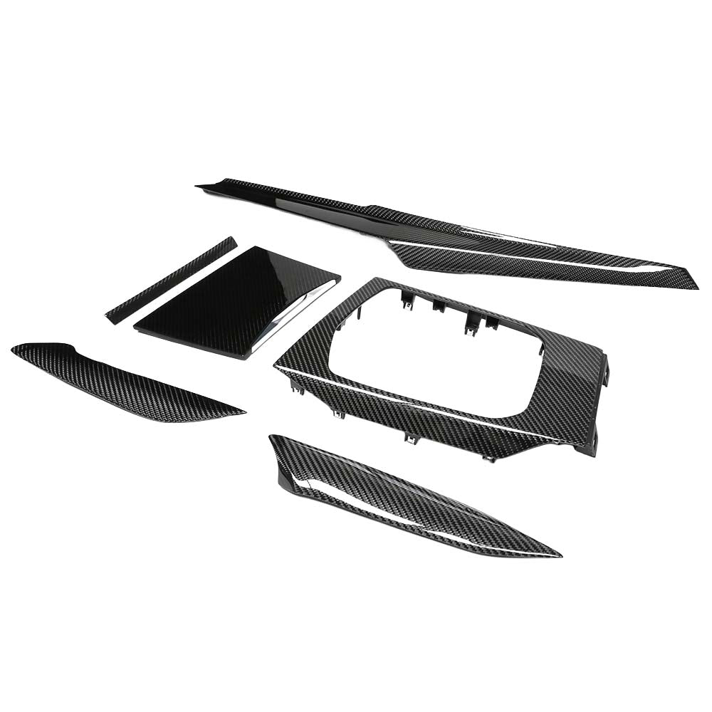 CT CARBON BMW GXX 2022-2024 CARBON FIBRE CENTER CONSOLE TRIM - LHD | NO HOMOLOGATION