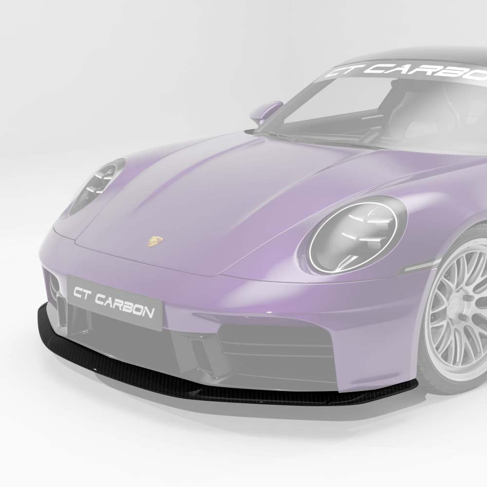 CT CARBON PORSCHE 911 992.2 CARRERA 2024+ CARBON FIBRE SPLITTER - CT DESIGN | HOMOLOGATION IN PROCESS