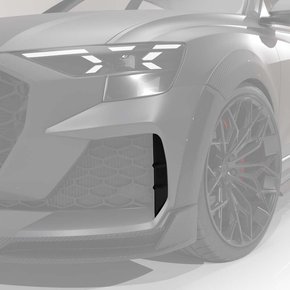 CT CARBON AUDI RSQ8 2025+ FACELIFT CARBON FIBRE FRONT VENT TRIM - CT DESIGN | HOMOLOGATION IN PROCESS