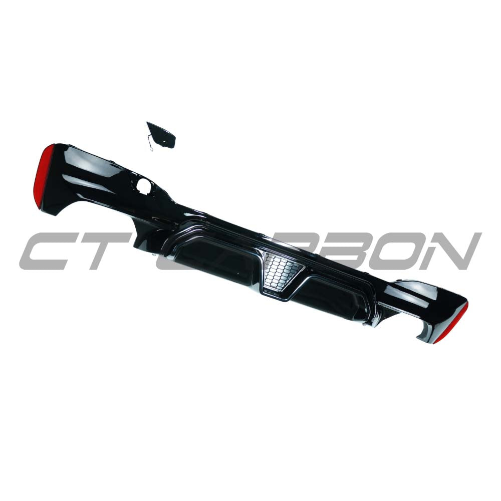 CT CARBON BMW 5 SERIES G30/G31 2017-2023 GLOSS BLACK DIFFUSER - CS | SWISS HOMOLOGATED