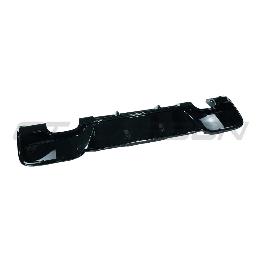 CT CARBON BMW 1 SERIES F20/F21 2012-2014 PRE-LCI GLOSS BLACK DIFFUSER - QUAD TIP | SWISS HOMOLOGATED