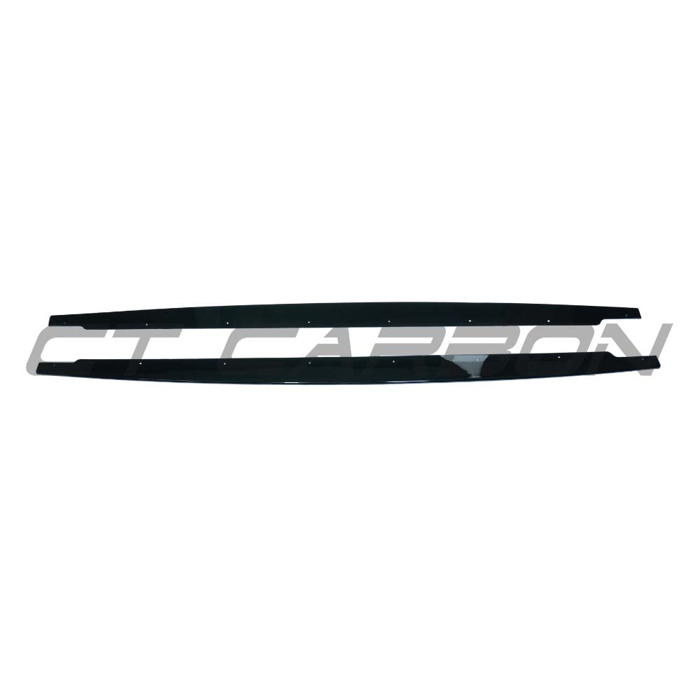 CT CARBON BMW M3 E90/E92 2007-2013 GLOSS BLACK SIDE SKIRTS | SWISS HOMOLOGATED