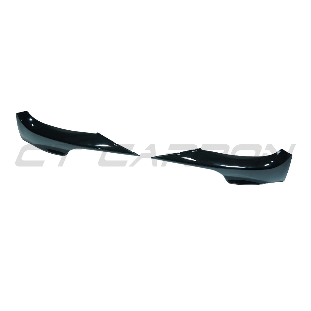 CT CARBON BMW E92/E93 3 SERIES PRE-LCI 2006-2009 GLOSS BLACK SPLITTER CORNERS - V2 | HOMOLOGATION IN PROCESS