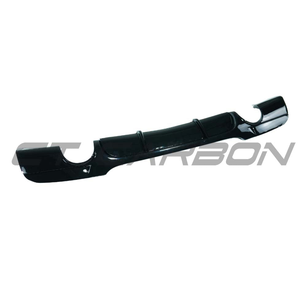 CT CARBON BMW 3 SERIES E90/E91 2005-2011 PRE-LCI GLOSS BLACK DIFFUSER - DUAL EXIT | SWISS HOMOLOGATED