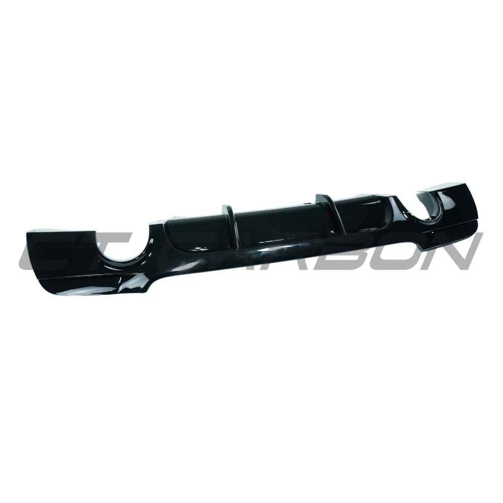 CT CARBON BMW 3 SERIES E92/E93 2006-2013 GLOSS BLACK DIFFUSER - DUAL EXIT | SWISS HOMOLOGATED