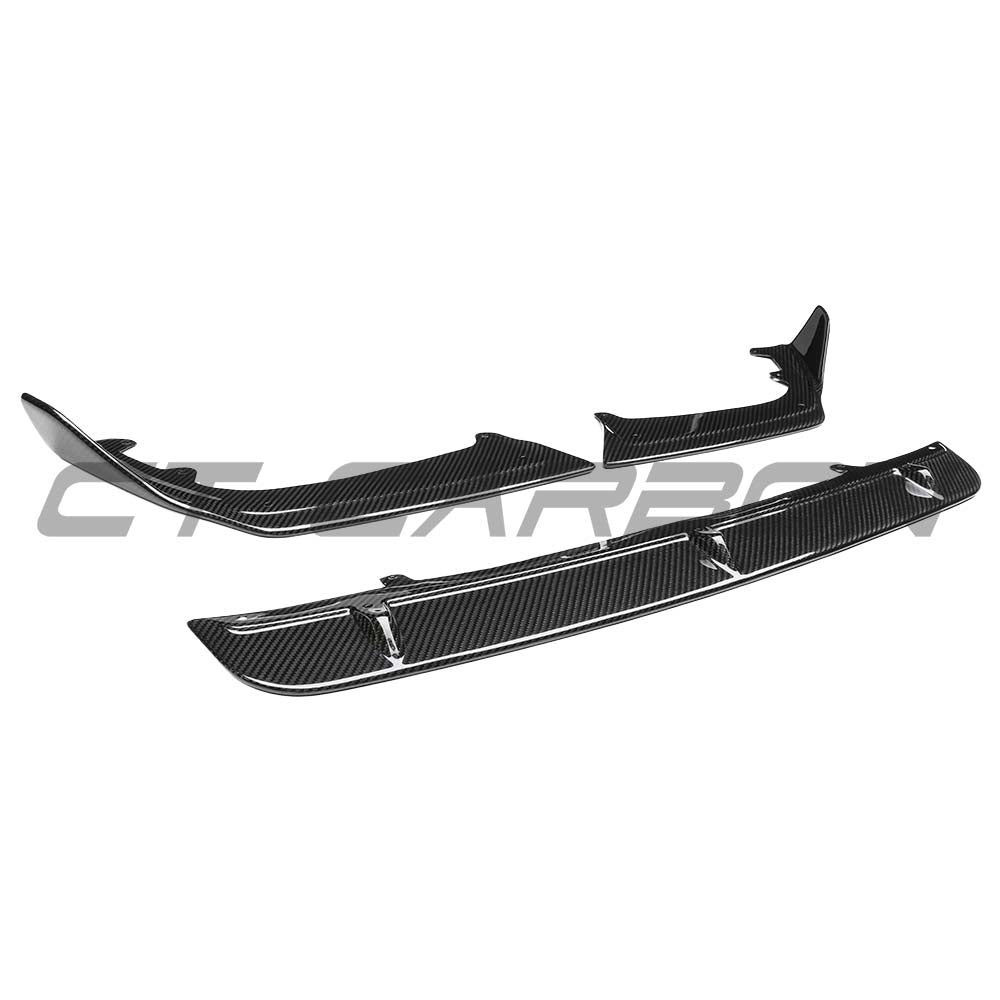CT CARBON BMW F96 X6M (PRE-LCI) 2020-2023 CARBON FIBRE SPLITTER - V3 | HOMOLOGATION IN PROCESS