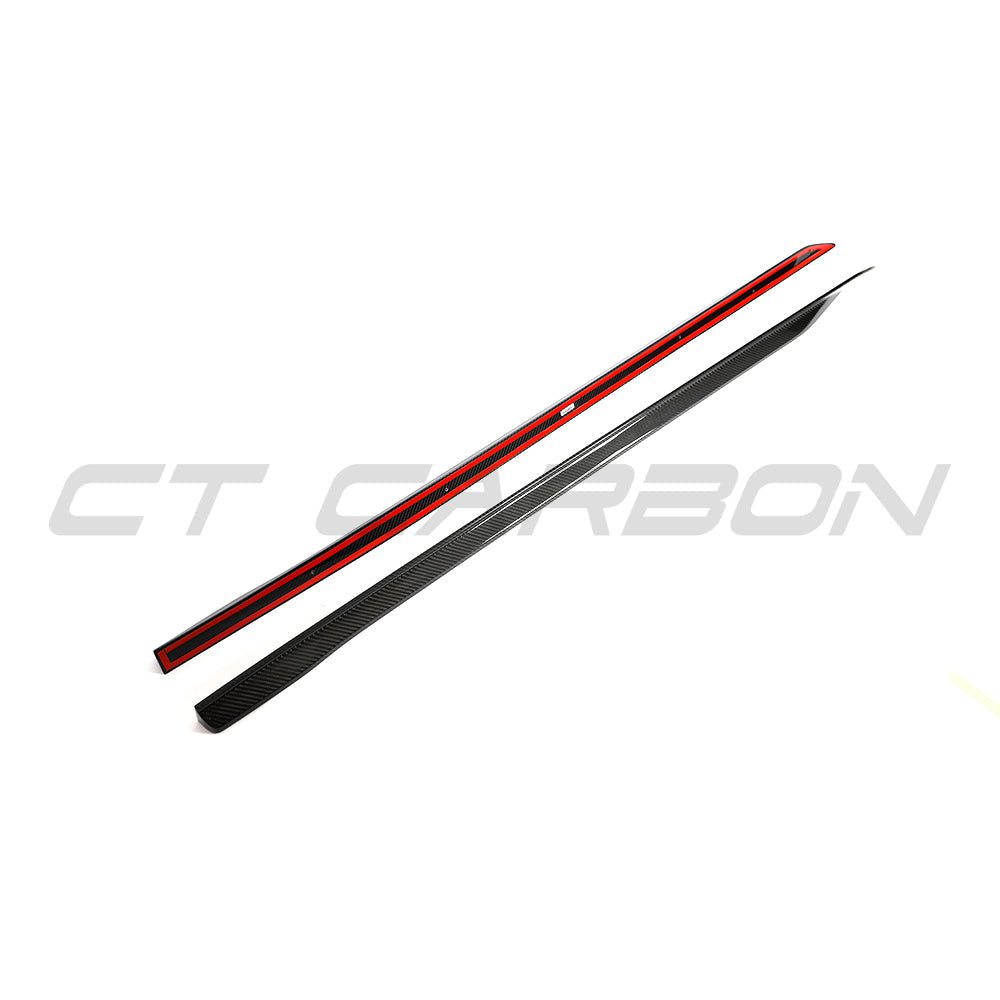 CT CARBON BMW 5 SERIES G60/G61 2024+ CARBON FIBRE SIDE SKIRTS | SWISS HOMOLOGATED