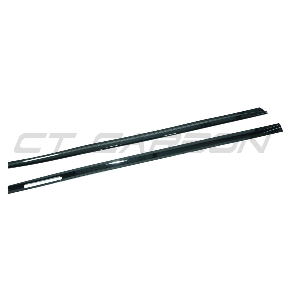 CT CARBON BMW 4 SERIES G22/G23 GLOSS BLACK FULL LENGTH SIDE SKIRTS | SWISS HOMOLOGATED