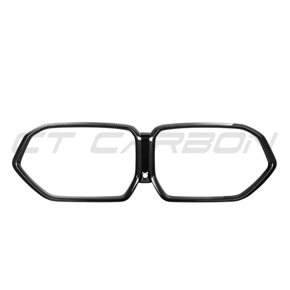 CT CARBON BMW X5M F95 & X6M F96 2023+ LCI OEM STYLE PRE PREG CARBON FIBRE GRILLE FRAME | HOMOLOGATION IN PROCESS