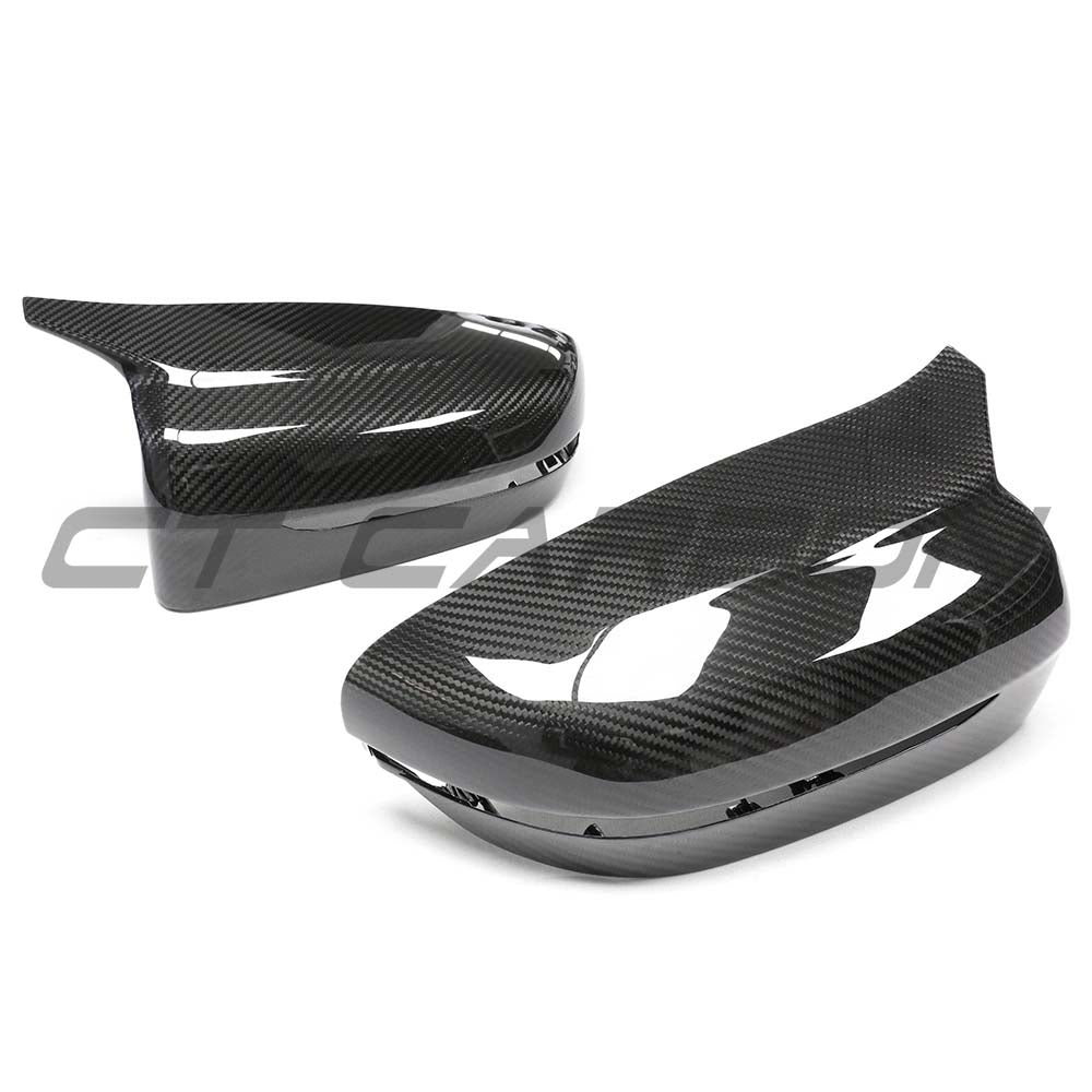 CT CARBON BMW G42 2 SERIES 2022+ LHD DRY CARBON MIRRORS - V2 | SWISS HOMOLOGATED