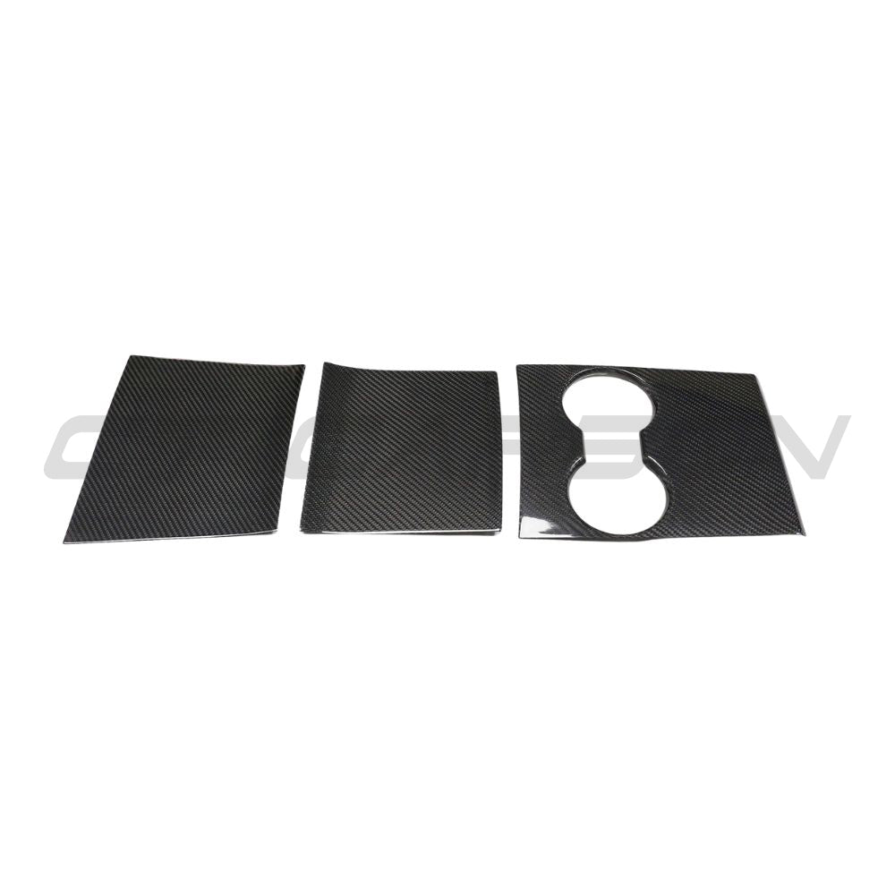 CT CARBON TESLA MODEL 3 2017-2023 CARBON FIBRE CENTRE CONSOLE ADD ON | NO HOMOLOGATION