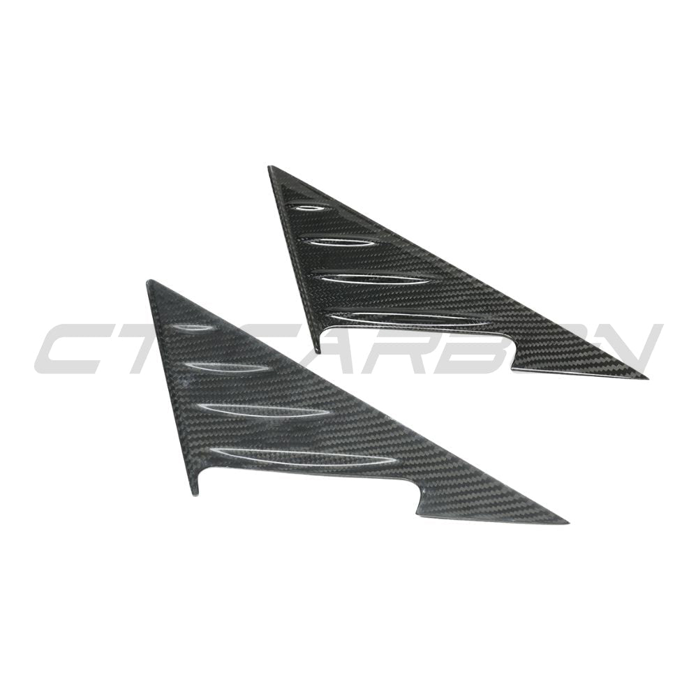 BMW G87 M2 2023+ DRY CARBON FIBRE MIRROR PILLAR TRIM - 3