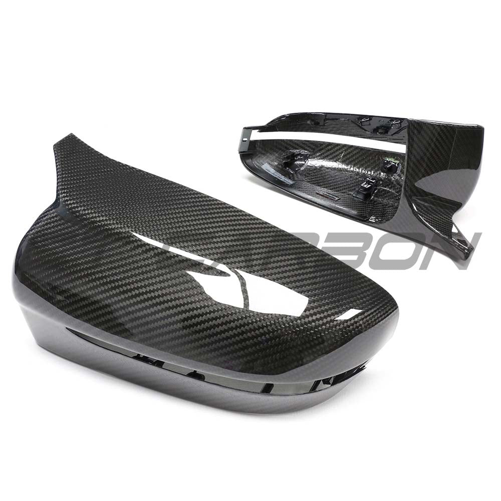 CT CARBON BMW G42 2 SERIES 2022+ LHD DRY CARBON MIRRORS - V2 | SWISS HOMOLOGATED