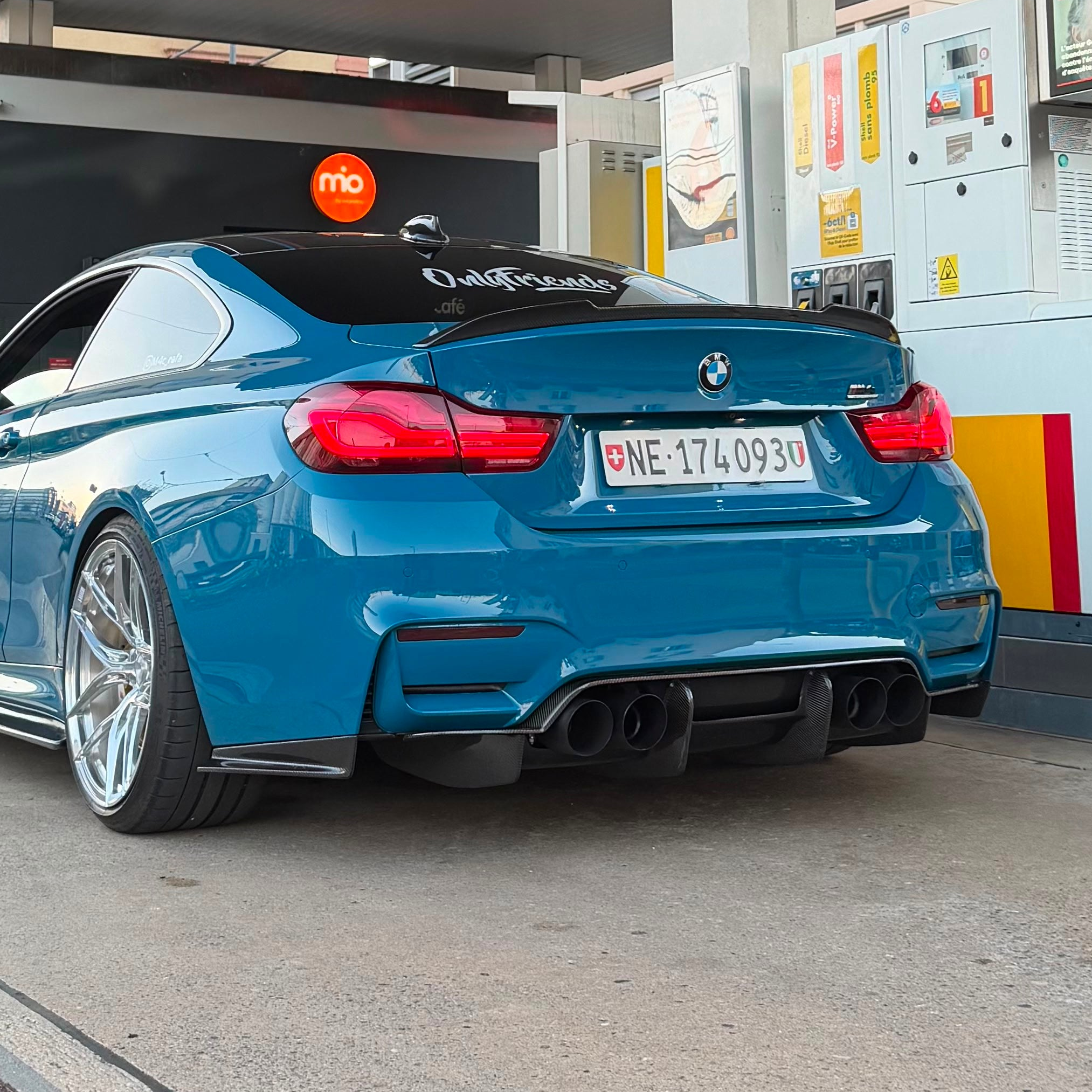 CT CARBON DIFFUSER BMW M3/M4 F8X - PS STYLE | SWISS HOMOLOGATED