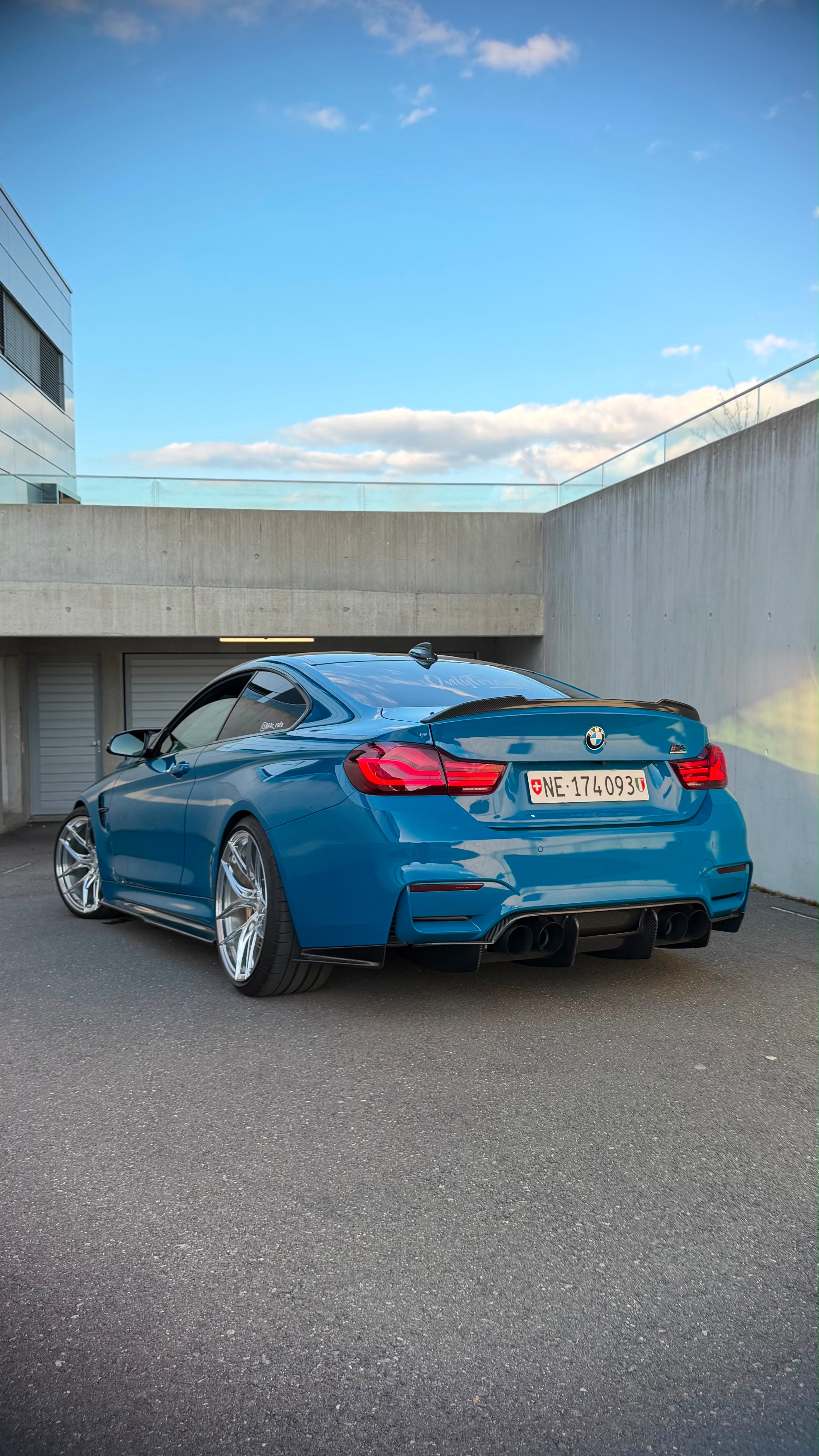 CT CARBON DIFFUSER BMW M3/M4 F8X - PS STYLE | SWISS HOMOLOGATED