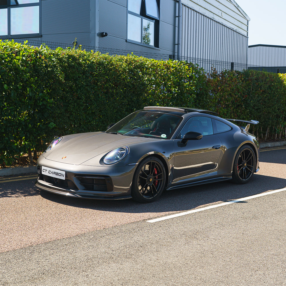 CT CARBON PORSCHE 911 (992.1 & 992.2) CARRERA 2019-2024 CARBON FIBRE SIDE SKIRTS | SWISS HOMOLOGATED