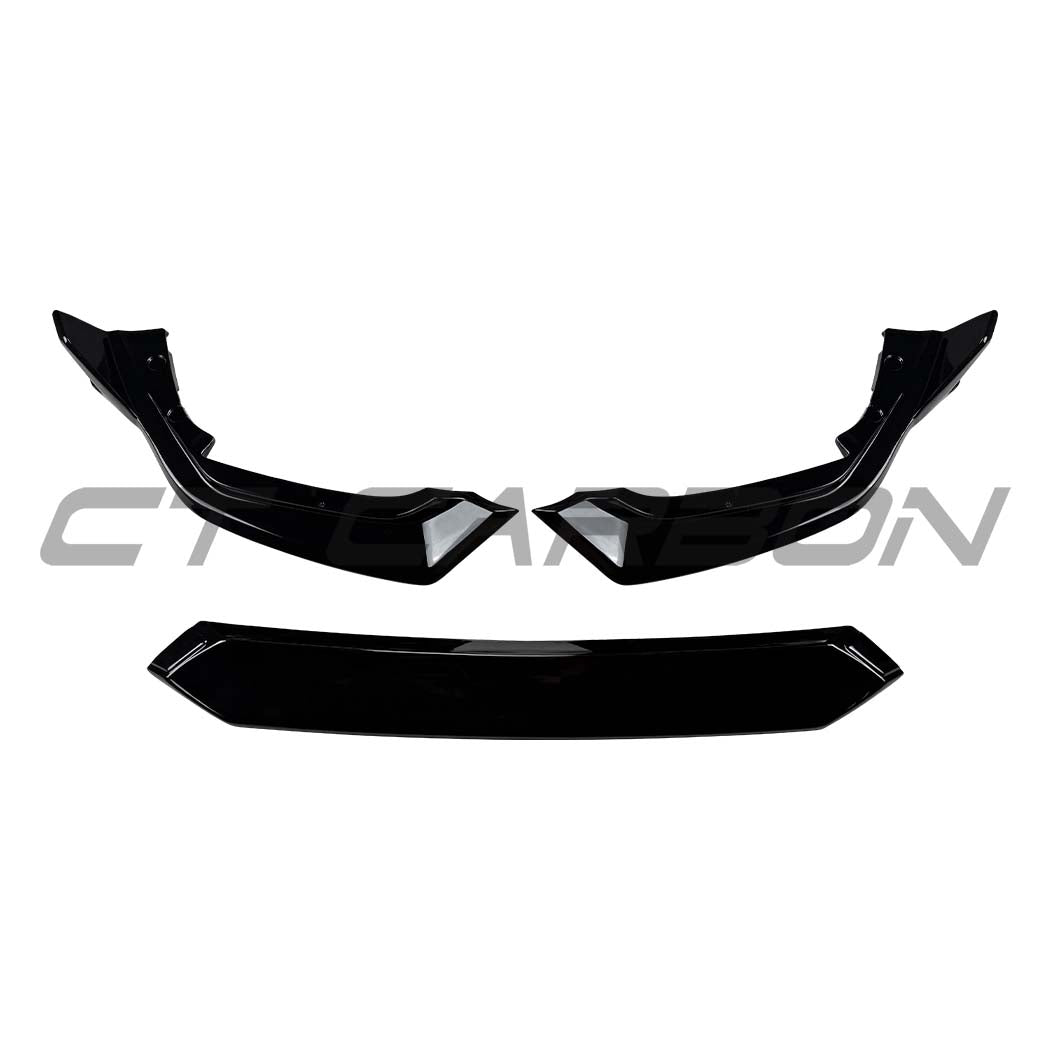 CT CARBON BMW F96 X6M (PRE-LCI) 2020-2023 GLOSS BLACK SPLITTER | HOMOLOGATION IN PROCESS