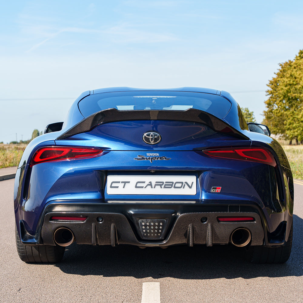 CT CARBON TOYOTA SUPRA 2019+ A90 CARBON FIBRE DIFFUSER ADD ON | SWISS HOMOLOGATED